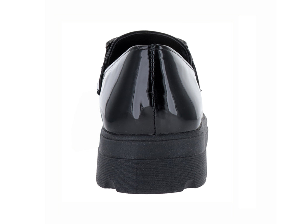 Zapatos Mocasines Maxim Charol Negro para Mujer