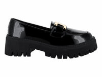 Mocasines Maxim Negros de Charol para Mujer