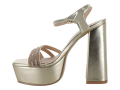 Sandalias de Tacón ROZE Dorado para Mujer