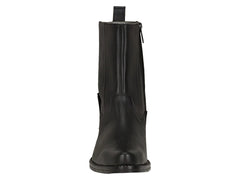 Botas Cuadra de Piel de Venado Negro para Hombre