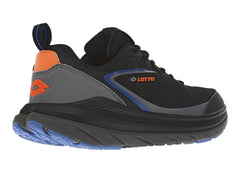 Tenis Lotto Lothar Negro y Naranja para Hombre