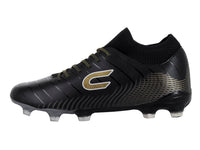 Tenis de Fútbol COURT Negro con Oro para Hombre