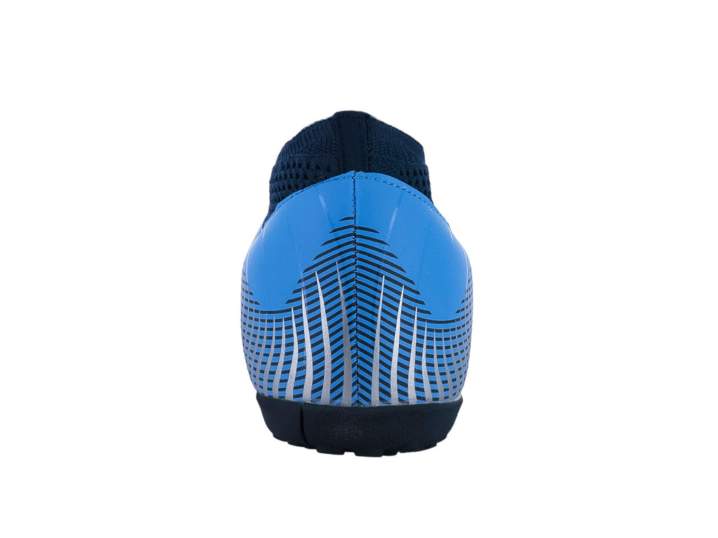 Tenis de Fútbol Court Celeste y Marino para Hombre