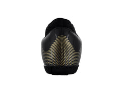 Tenis de Fútbol COURT Negro con Oro para Hombre