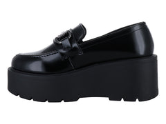 Mocasines Solie Negro Alto Brillo para Mujer