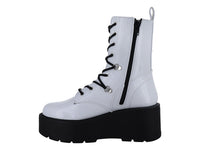 Botas Solie de Charol Blanco para Mujer
