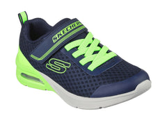 Tenis Skechers Azul Marino y Verde Lima para Niño