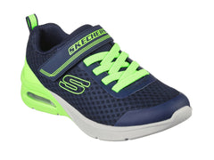 Tenis Skechers Azul Marino y Verde Lima para Niño