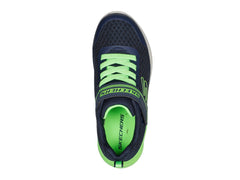 Tenis Skechers Azul Marino y Verde Lima para Niño