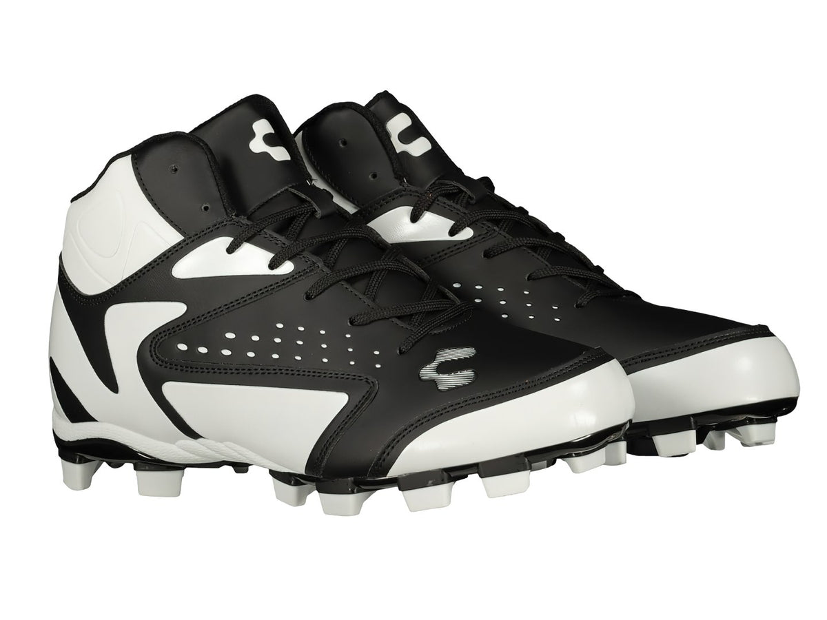 Tenis Charly para Béisbol Negro con Blanco para Hombre