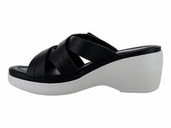Sandalias Plataforma Roze Negro para Mujer