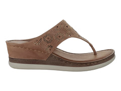 Sandalias ROZE Confort Color Café para Mujer