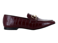 Mocasines Formales Lady One Color Vino para Mujer