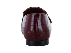 Mocasines Formales Lady One Color Vino para Mujer