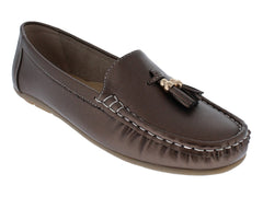 Comfort Fit Mocasines Bronce para Mujer