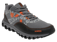 Tenis K-SWISS Tubes Trail 200 Gris y Naranja para Hombre