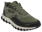 Tenis K-SWISS Tubes Trail 200 Verde Oliva y Negro para Hombre