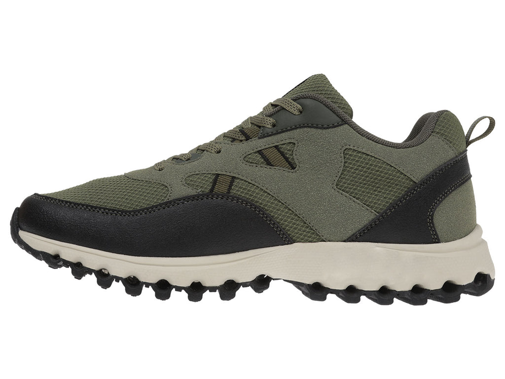 Tenis K-SWISS Tubes Trail 200 Verde Oliva y Negro para Hombre