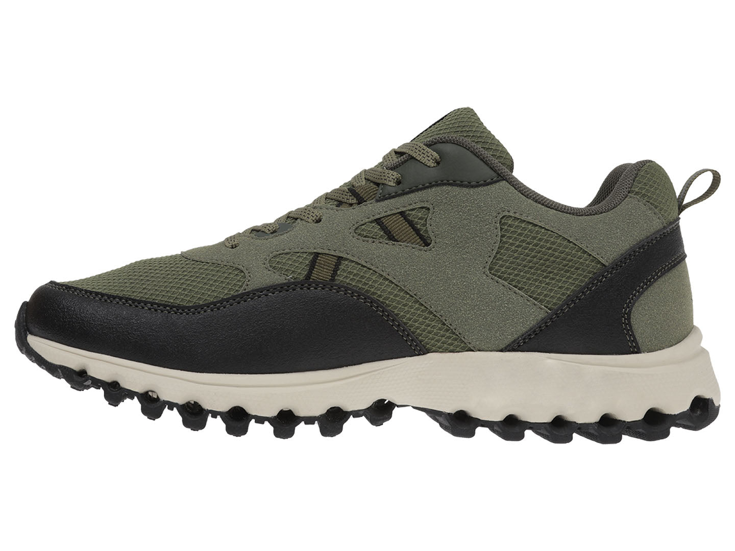 Tenis K-SWISS Tubes Trail 200 Verde Oliva y Negro para Hombre