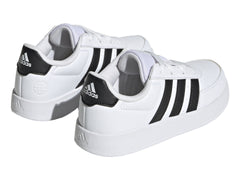 Tenis Adidas Breaknet 2.0 Blancos con Negro para Niño