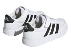 Tenis Adidas Breaknet 2.0 Blancos y Negros para Niño