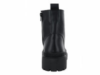 Botines Combat Luna Rosa Negro para Mujer