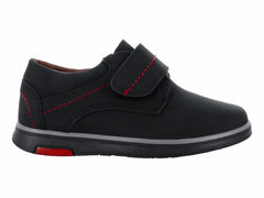Zapatos Germany Nobuck Negro Rojo para Niño