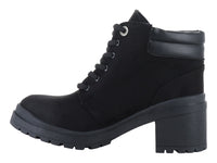 Botines Luna Rosa Negro para Mujer