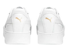 Tenis PUMA Carina Street Blancos con Oro para Mujer