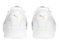 Tenis PUMA Carina Street Blancos con Oro para Mujer