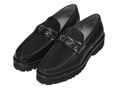 Zapato Cuadra de Mantarraya Negro para Hombre
