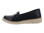 Zapatos Mocasines MELI&ANA Negros para Mujer