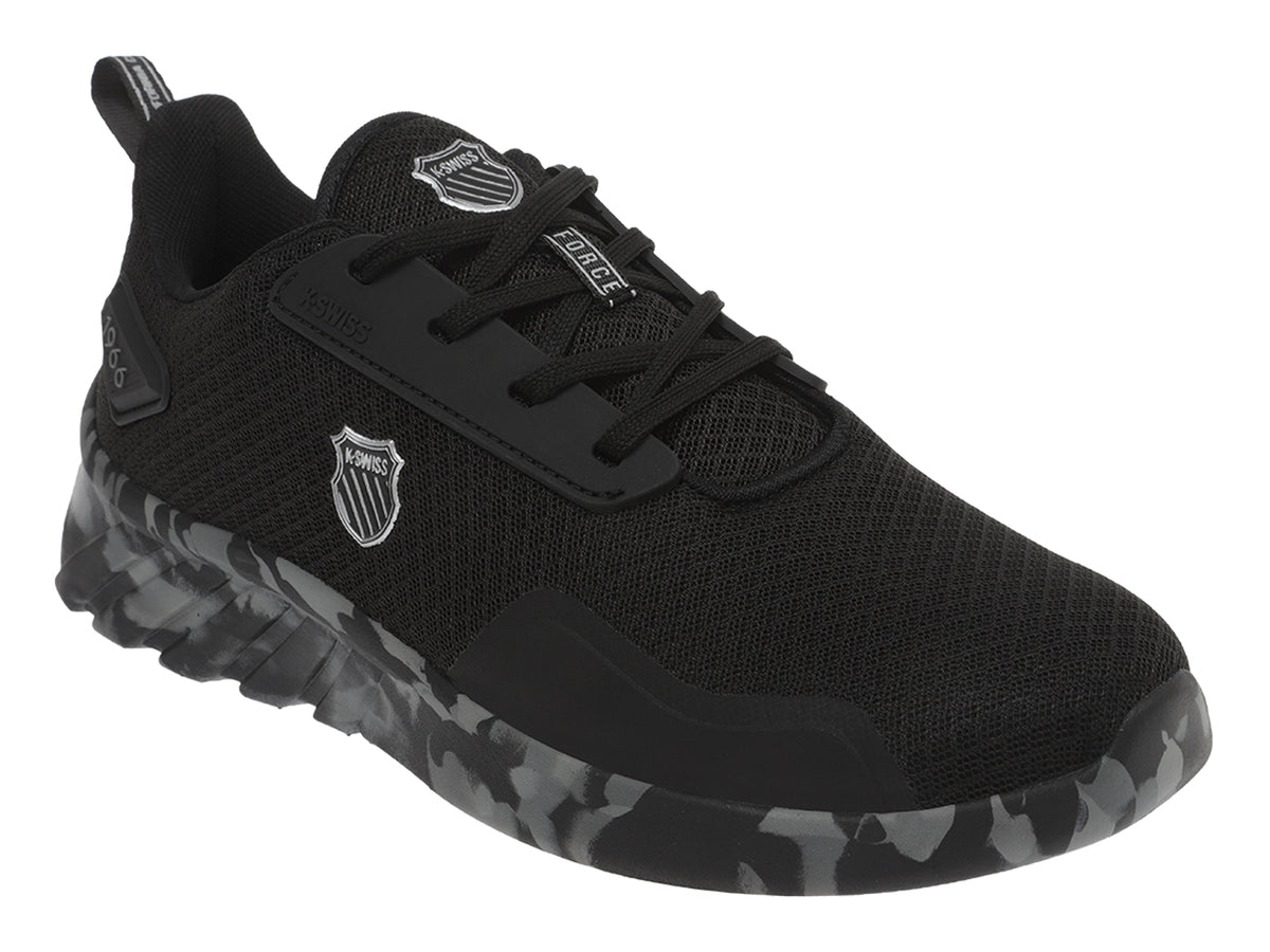 Tenis K-SWISS Force Negro con Camuflaje para Hombre