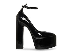 Zapatos de Tacón Steve Madden Negro Charol para Mujer
