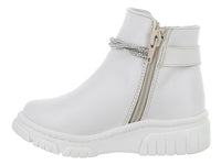 Botas Viris Nairobi Latte Blancas para Niña