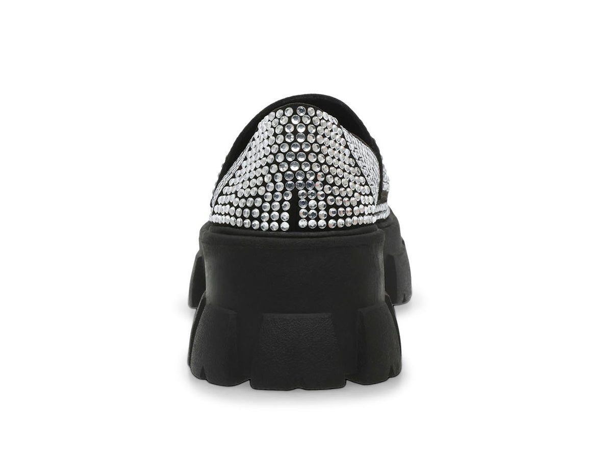 Mocasines Steve Madden Trifecta-R Rhinestone Negro para Mujer