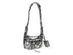 Bolso Hobo Steve Madden Blanco y Negro para Mujer