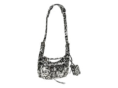 Bolso Hobo Steve Madden Blanco y Negro para Mujer