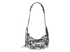 Bolso Hobo Steve Madden Blanco y Negro para Mujer