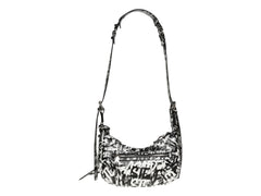 Bolso Hobo Steve Madden Blanco y Negro para Mujer
