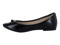 Zapatos Planos MELI&ANA Charol Negro para Mujer