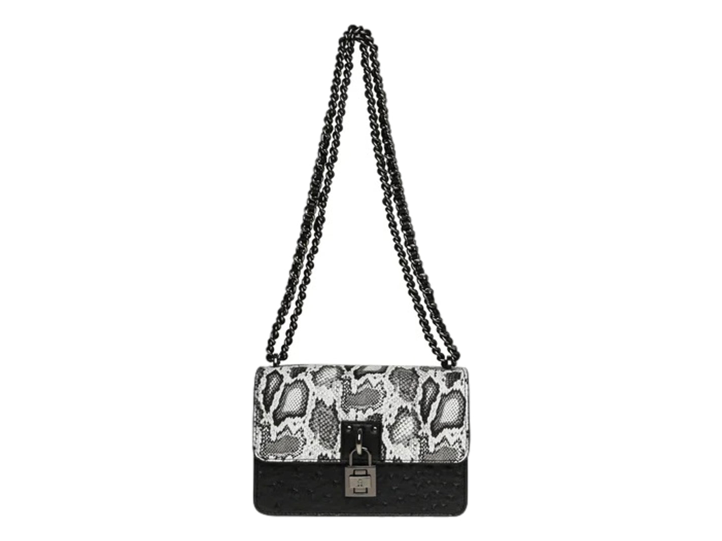 Bolso Steve Madden Bolsa Black White Btame