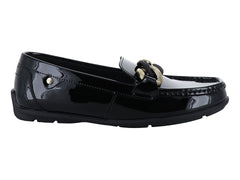 Zapatos Mocasines Flexi Negros para Mujer