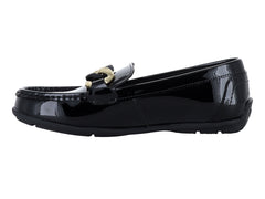 Zapatos Mocasines Flexi Negros para Mujer