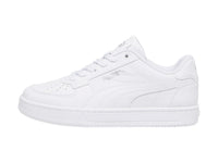 Tenis PUMA Caven 2.0 Blanco y Plata para Niño