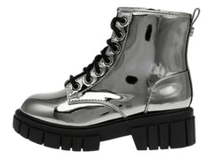 Botas Steve Madden Gun Metal para Niña