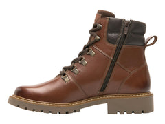 Botas Militares Flexi Color Cognac para Mujer
