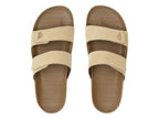 Sandalias Quiksilver Rivi Leather Double Café para Hombre