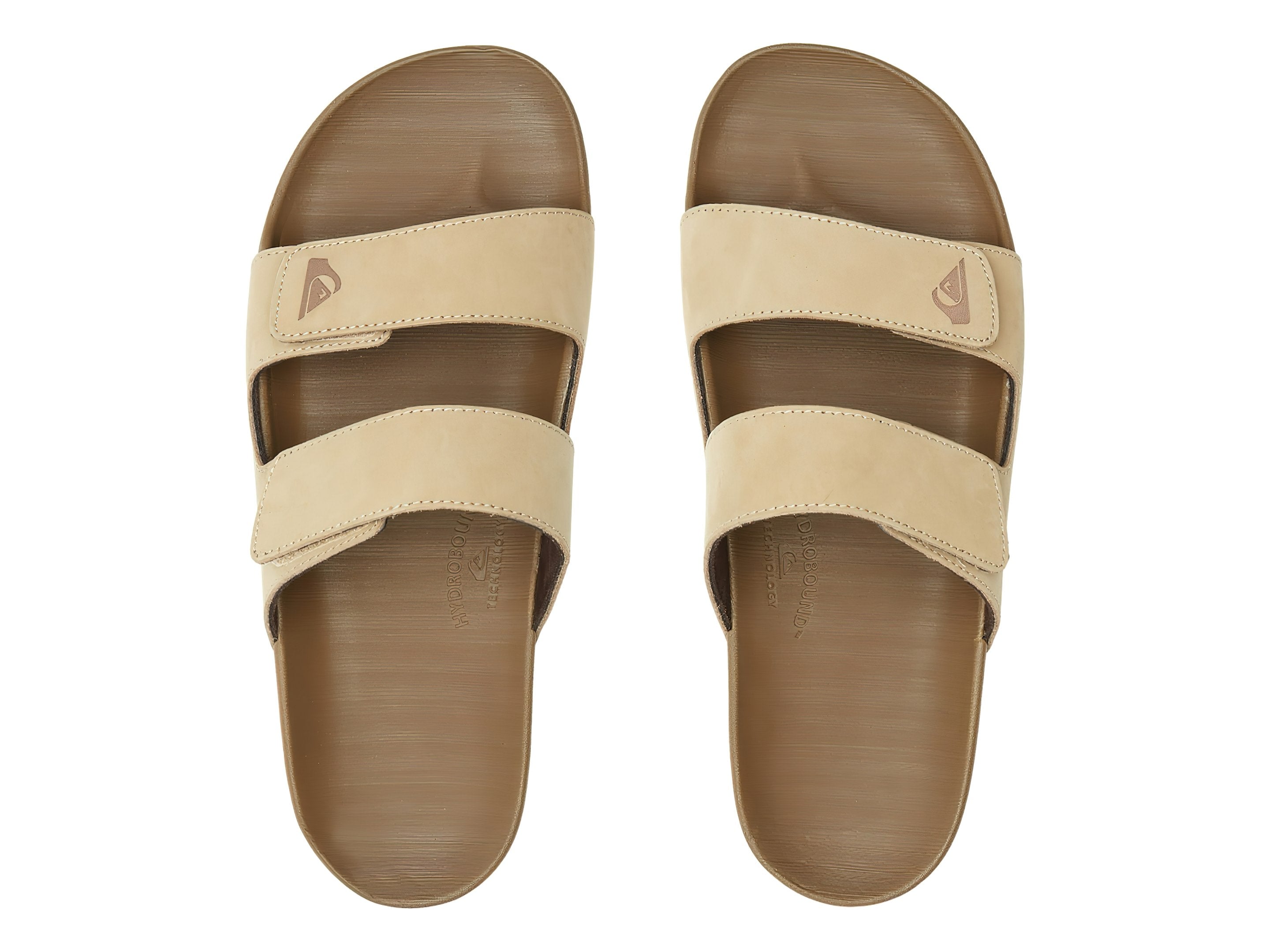 Sandalias Quiksilver Rivi Leather Double Café para Hombre