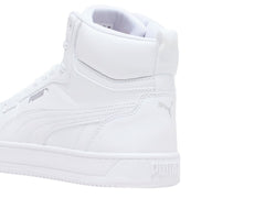 Tenis PUMA Caven 2.0 Mid Blanco y Plata para Hombre